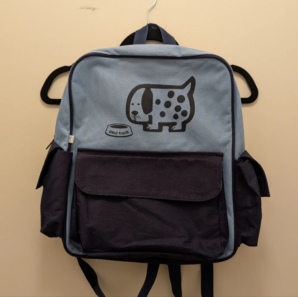 Paul Frank RARE Dog Print Backpack